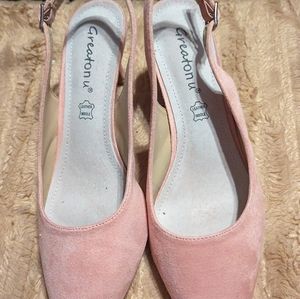 Women's suede high heels